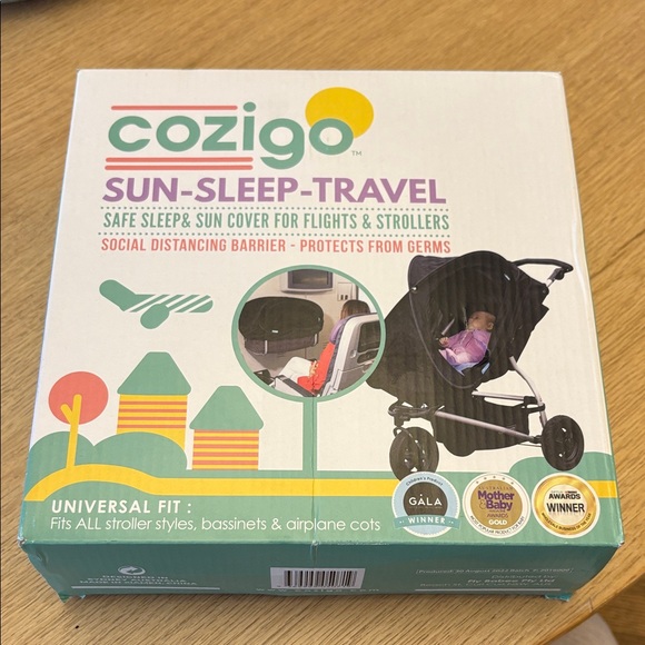 Cozigo Sun-Sleep-Travel Cover for kids strollers - Picture 1 of 1
